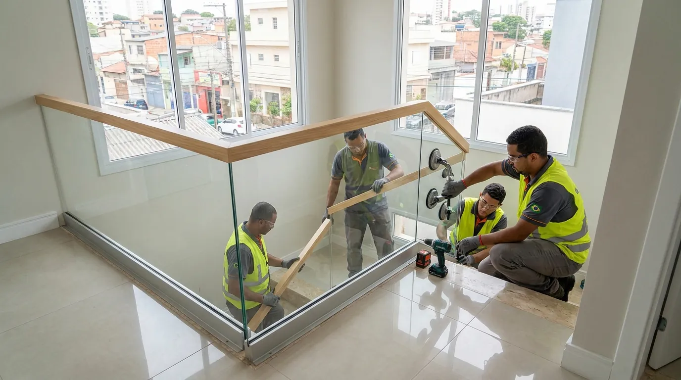 Guarda Corpo no Jardim Bela Vista, Santo André‑SP