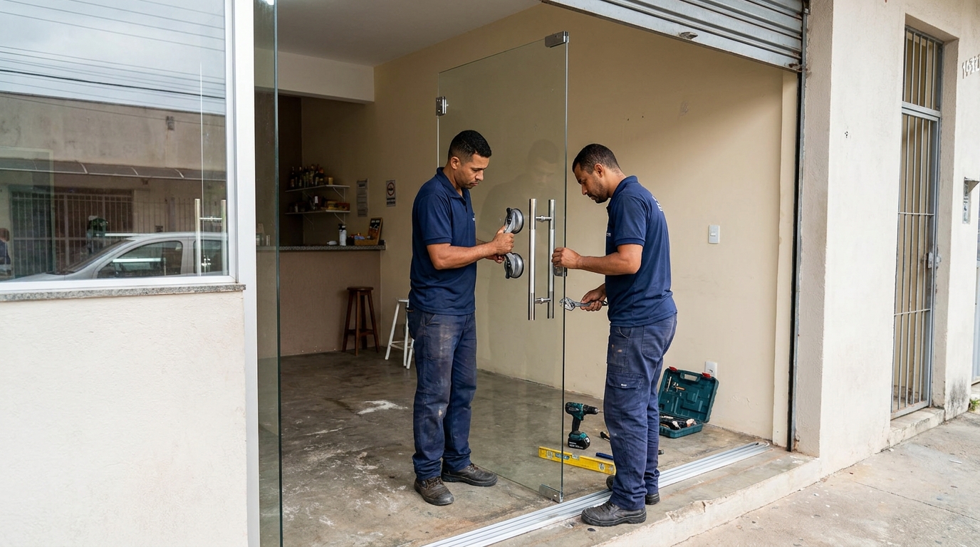 Portas em Vidro em Santo André‑SP