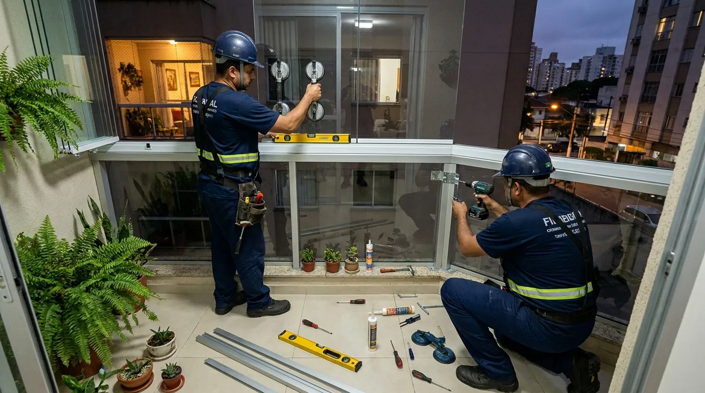 Troca de Vidros e Componentes em Santo André‑SP