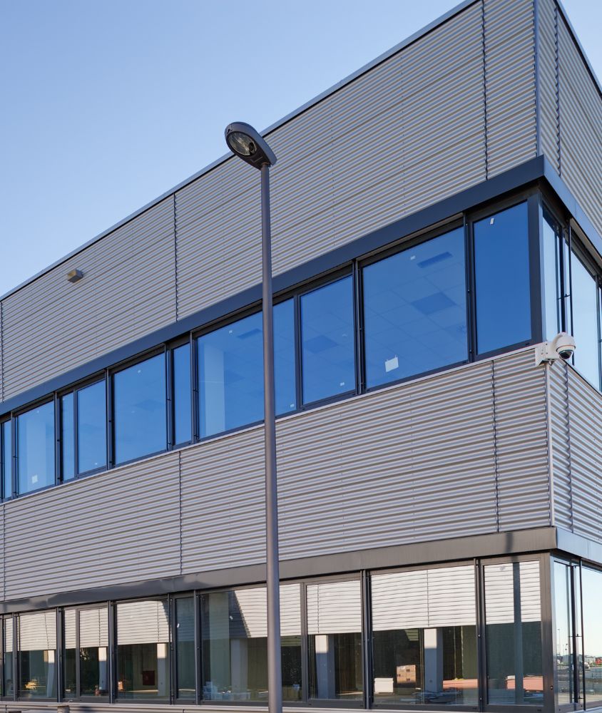 fachada de vidro em Santo André