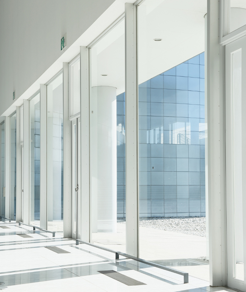 parede de vidro em Santo André